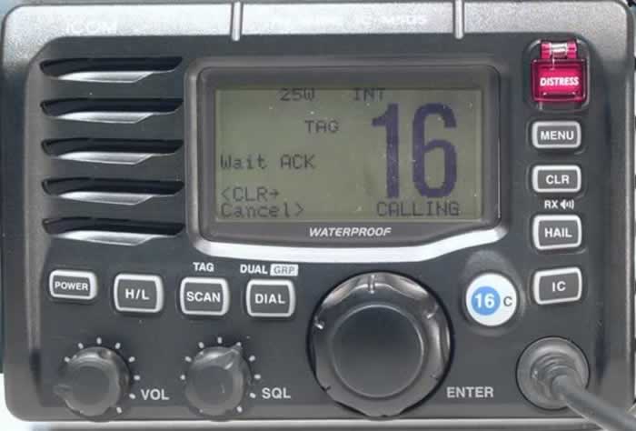 Radio VHF ASN (05): Détresse ASN par MENU